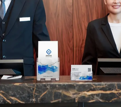 Acrylic Brochure Holder Brochure Display Stand Clear Plastic